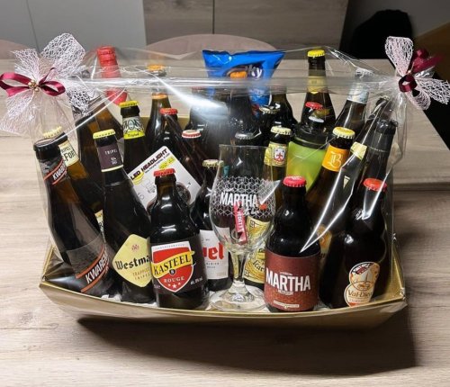 Biermand met Martha-glas