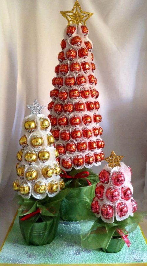 chocoladebonbon kerstboompje