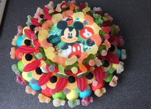 Mickey Mouse snoeptaart