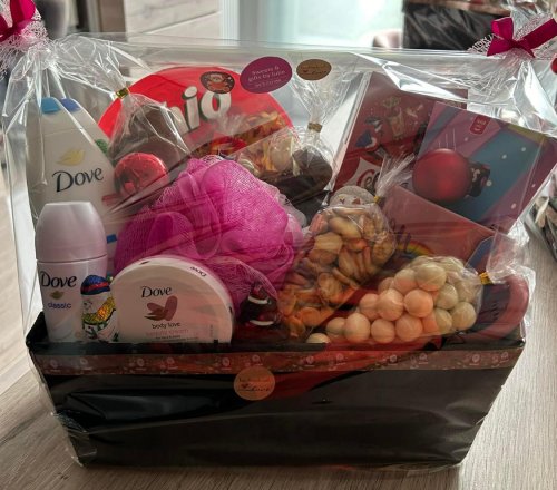 verzorgingspakket met versnapperingen