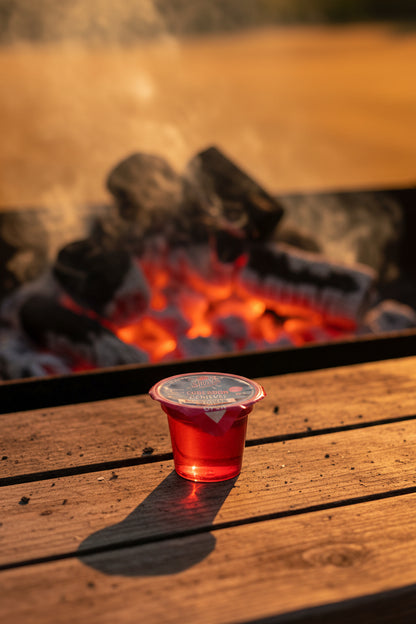 Shotys Cuberdon Genièvre shot rood