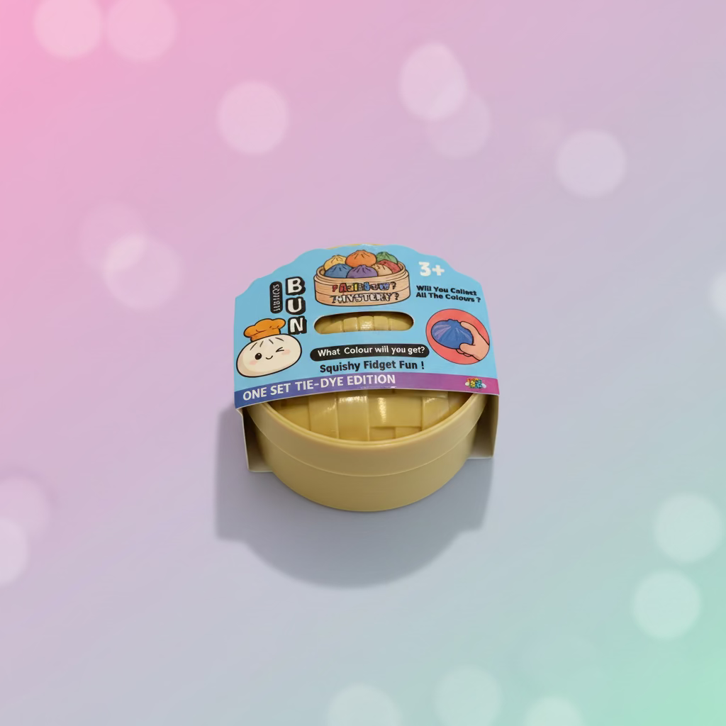 Rainbow Mystery Bun - mini tie-dye edition