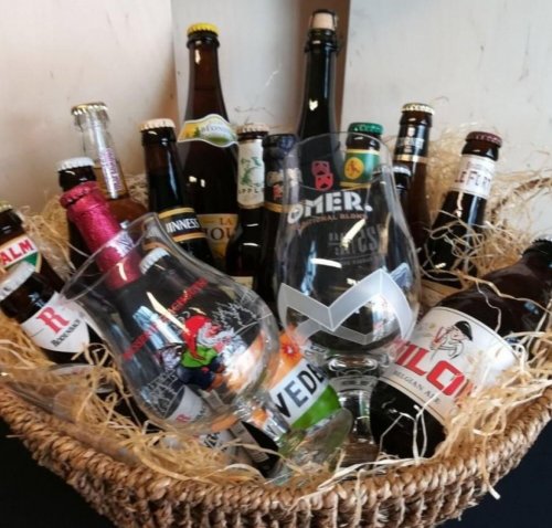 Biermand met Omerglas