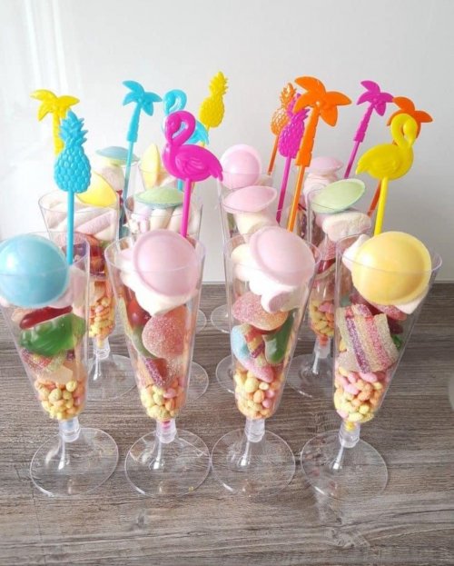 tropical snoepbekers