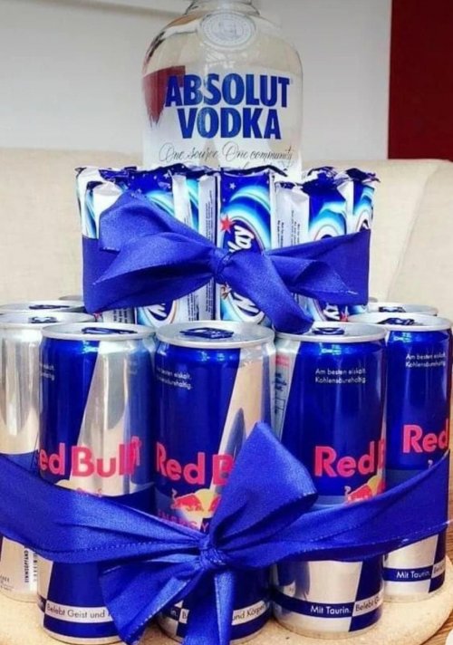 Absolut vodka redbull geschenkpakket