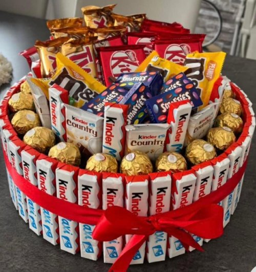 chocolade snoeptaart groot