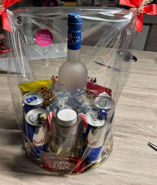 Grey goose vodka geschenkpakket redbull met glas