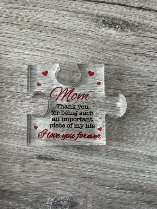 rode hartjes mama puzzelstuk