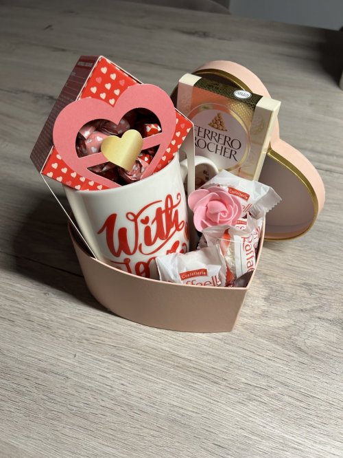 hartenbox met chocolade mama